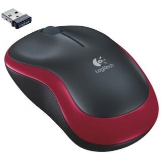 Logitech M185 Wireless Red/Black